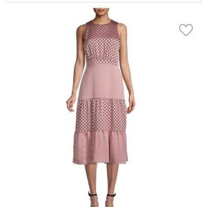 NEW Ted Baker Mix Polka Dot MIDI dress
